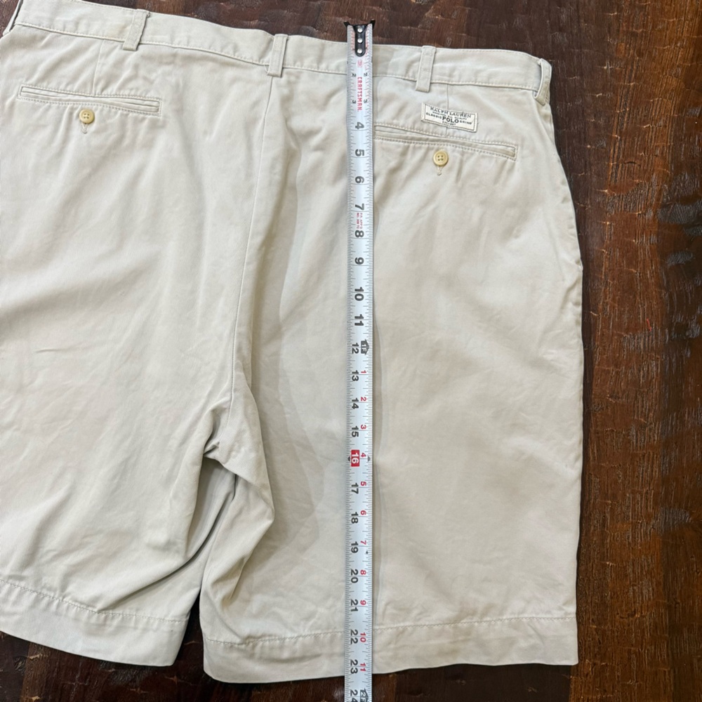 Polo Ralph Lauren Prospect Flat Front Men Shorts in Classic Stone W 42 - Picture 12 of 14